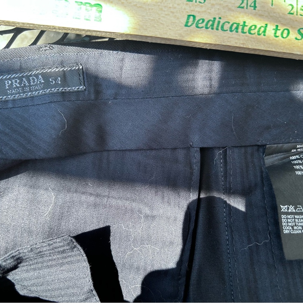 Prada Black Chinos